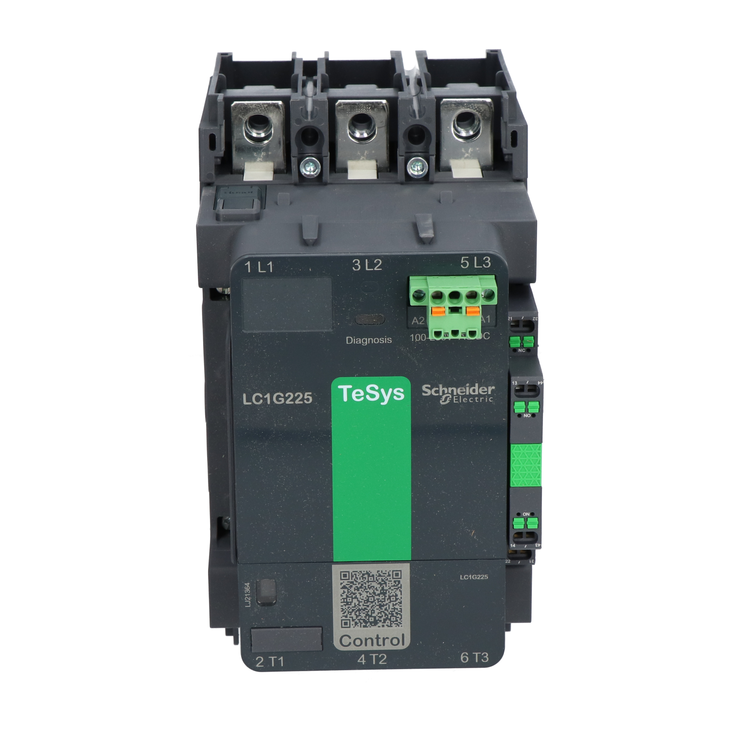 کنتاکتور اشنایدر 225 آمپر 100 تا 250 ولت AC/DC