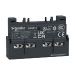 کنتاکت کمکی 1NO+1NC نصب از روبه رو کلید حرارتی اشنایدر الکتریک سری GV2 و GV3