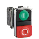 استارت استوپ دوبل فلزی 1NO+1NC اشنایدر الکتریک